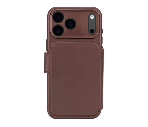 Decoded Leather Detachable Wallet, iPhone 17 Pro, Chocolat Brown - 1359081 - zdjęcie